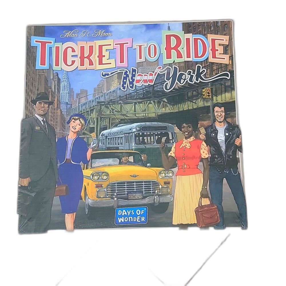 Ticket to Ride: New York Board Game – Days of Wonder – Complete – Strategy Game